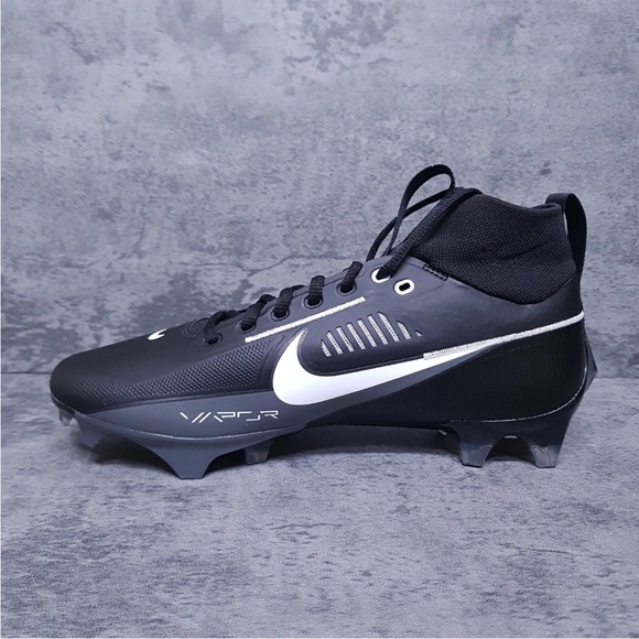 Men’s Nike Air Vapor Edge Pro‎ 360 2 Black/ White Football Cleats Sz 14 main image 4